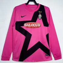 2011-2012 JUV Pink Long Sleeve Retro Soccer Jersey (长袖)