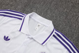 2025-26 RMA White Short shirts and Long trousers Suit #C2508