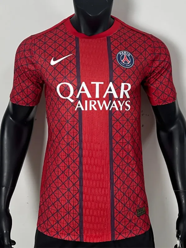 2025-26 PSG Red Special Edition Player Version Training shirts