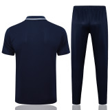 2025-26 JUV Royal blue Short shirts and Long trousers Suit #C2511