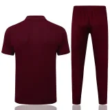 2025-26 Ajax Jujube red Polo Tracksuit #C2509