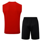 2025-26 LIV Red Tank top and shorts suit #D2515