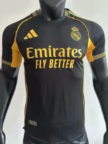 2025-26 RMA Black Special Edition Player Version Training Shirts