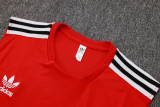 2025-26 Flamengo Red Tank top and shorts suit #D2513