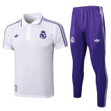 2025-26 RMA White Short shirts and Long trousers Suit #C2508