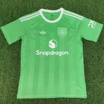 2025-26 Man Utd Green Goalkeeper Fans Soccer Jersey