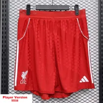 2025-26 LIV Red Player Version Shorts Pants (球员短裤)