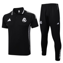 2025-26 RMA Black Short shirts and Long trousers Suit #C2504