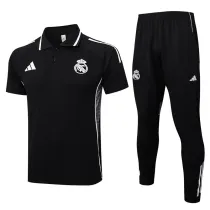 2025-26 RMA Black Polo Tracksuit #C2504