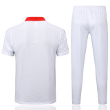 2025-26 Bayern White Short shirts and Long trousers Suit #C2510