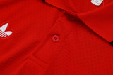2025-26  Man Utd Red Short shirts and Long trousers Suit #C2506