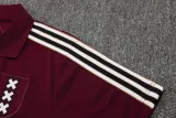 2025-26 Ajax Jujube red Polo Tracksuit #C2509