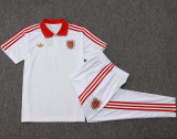 2025-26 Bayern White Short shirts and Long trousers Suit #C2510