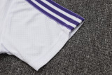 2025-26 RMA White Short shirts and Long trousers Suit #C2508