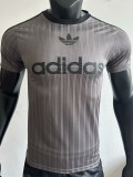 2025 AD Casual Grey Player Version Training shirts (三叶草）
