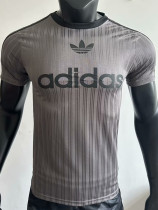 2025 AD Casual Grey Player Version Training shirts (三叶草）