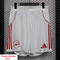 2025-26 ARS White Player Version Shorts Pants (球员短裤)
