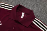2025-26 Ajax Jujube red Polo Tracksuit #C2509