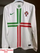 2012 Portugal Away Player Version 长袖球员 Long Sleeve Retro Soccer Jersey