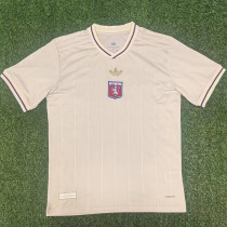 2024-25 Lyon Beige Anniversary Edition Fans Soccer Jersey