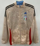 2025-26 Italy Blue & Khaki Double Sided Windbreaker (双面风衣)