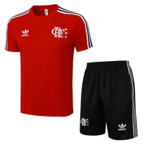 2025-26 Flamengo Red Training Short Suit #D2519