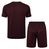 2025-26 Ajax Jujube red Training Short Suit #D2528