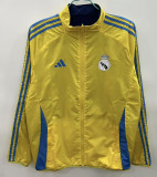 2025-26 RMA Yellow & Royal blue Double Sided Windbreaker (双面风衣)