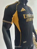 2025-26 RMA Black Special Edition Player Version Training Shirts
