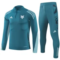 2025-26 Cruzeiro Dark green Half Pull Tracksuit (半拉链)