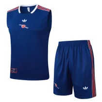 2025-26 ARS Royal blue Tank top and shorts suit #D2516