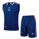 2025-26 ARS Royal blue Tank top and shorts suit #D2516