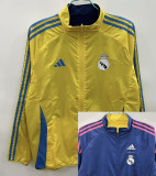 2025-26 RMA Yellow & Royal blue Double Sided Windbreaker (双面风衣)
