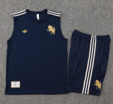 2025-26 JUV Royal blue Tank top and shorts suit #D2518