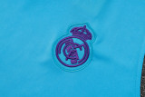 2025-26 RMA Light blue Tank top and shorts suit #D2522