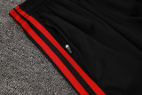 2025-26 Flamengo Black Tank top and shorts suit #D2530