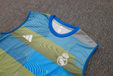 2025-26 RMA Blue Tank top and shorts suit #D2529
