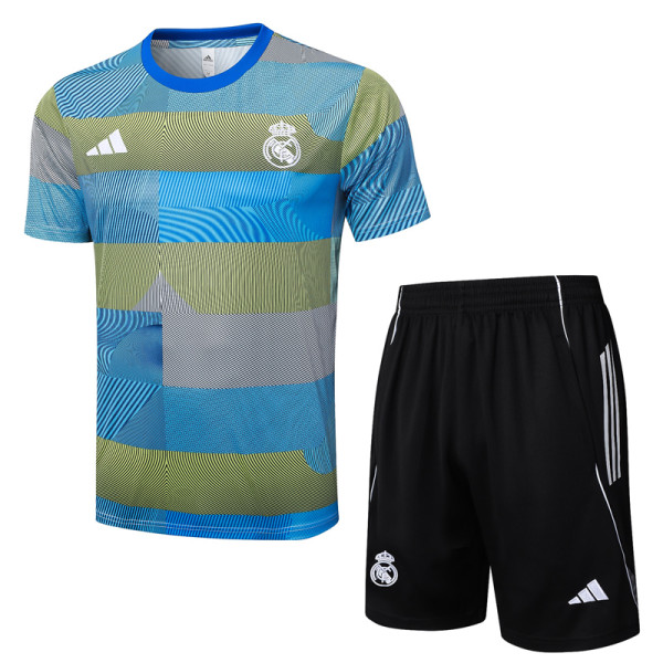 2025-26 RMA Blue Training Short Suit #D2533