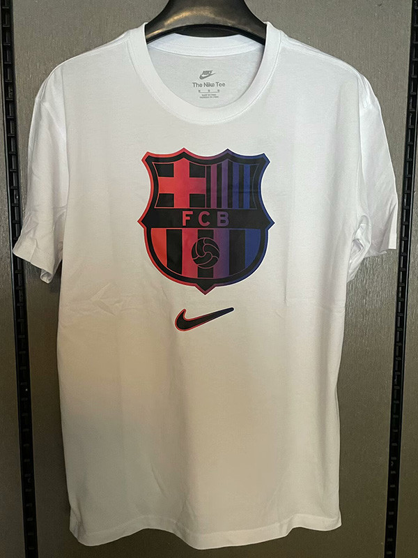 2025-26 BAR White High Quality Casual T-Shirt