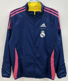 2025-26 RMA Yellow & Royal blue Double Sided Windbreaker (双面风衣)
