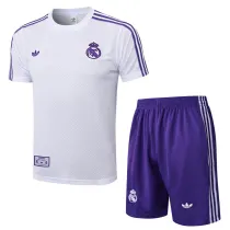 2025-26 RMA White Training Short Suit #D2520