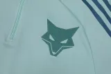 2025-26 Cruzeiro Light green Half Pull Tracksuit (半拉链)