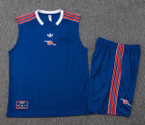2025-26 ARS Royal blue Tank top and shorts suit #D2516