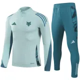 2025-26 Cruzeiro Light green Half Pull Tracksuit (半拉链)