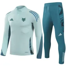 2025-26 Cruzeiro Light green Half Pull Tracksuit (半拉链)