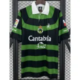 1999-2000 Racing de Santander  Away Retro Soccer Jersey (带章)