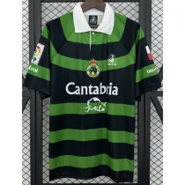 1999-2000 Racing de Santander  Away Retro Soccer Jersey *带章