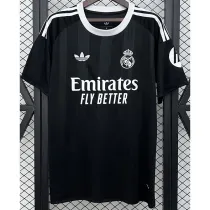 2025-26 RMA Black GoalKeeper Fans Soccer Jersey