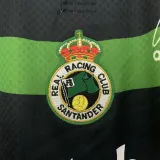 1999-2000 Racing de Santander  Away Retro Soccer Jersey (带章)