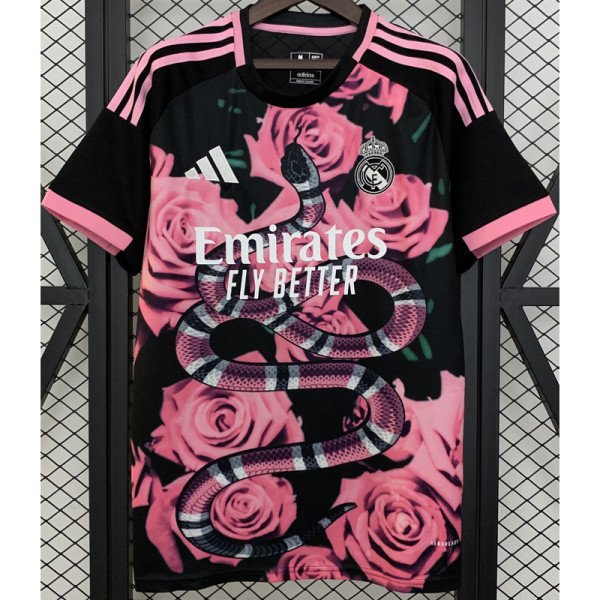 2025-26 RMA Pink Special Edition Fans Training Shirts (玫瑰蛇)